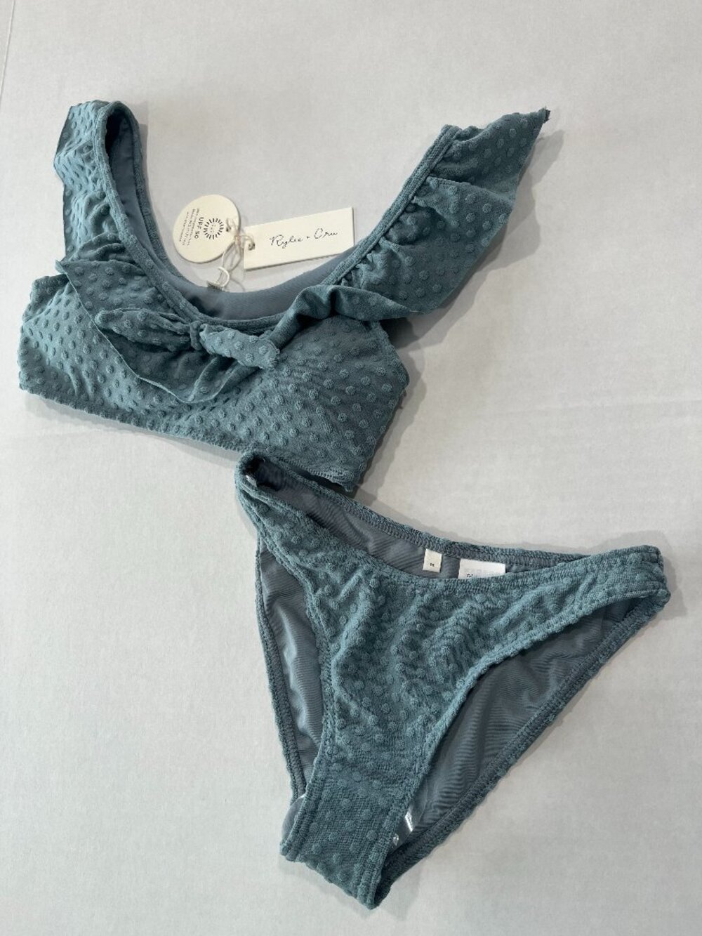 Girl - 10 & 16 - NWT Rylee + Cru Teen Giana Bikini in Ocean